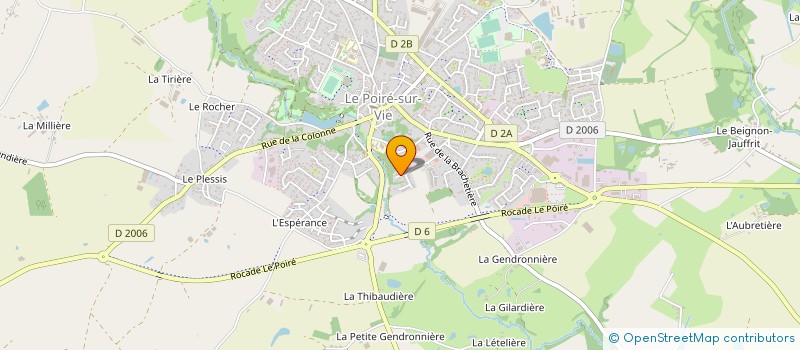 localisation de l'entreprise MONSIEUR THIERRY POIRIER  LE POIRE-SUR-VIE