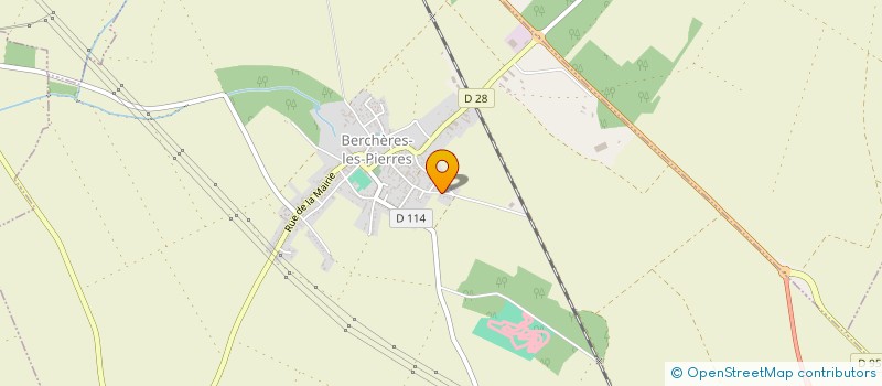 localisation de l'entreprise MONSIEUR THIERRY POITRIMOL à BERCHERES-LES-PIERRES