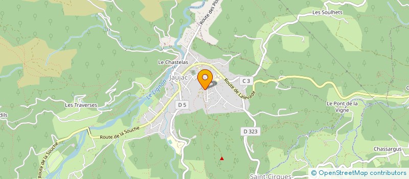 localisation de l'entreprise MONSIEUR THIERRY POIZAT à JAUJAC