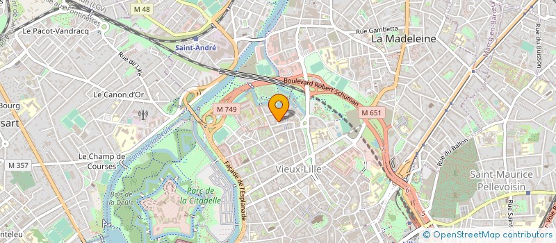localisation de l'entreprise MONSIEUR THIERRY POMPIERE à LILLE