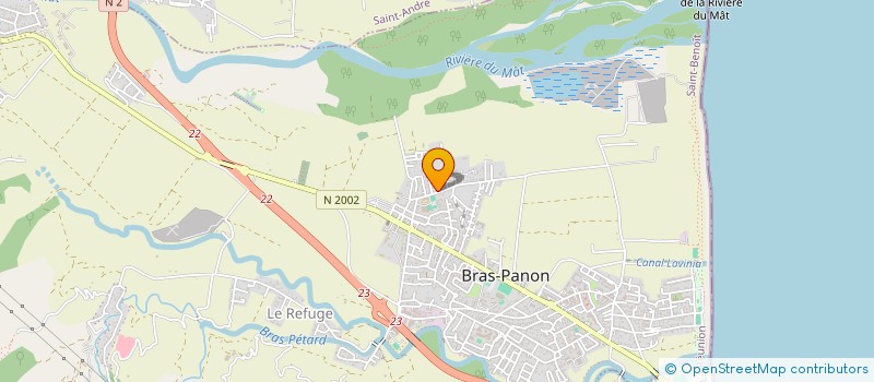 localisation de l'entreprise MONSIEUR THIERRY PONAMA  BRAS-PANON