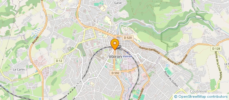 localisation de l'entreprise MONSIEUR THIERRY PONCET à VOIRON