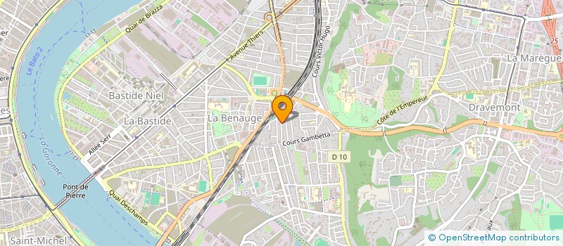 localisation de l'entreprise MONSIEUR THIERRY PONS  CENON