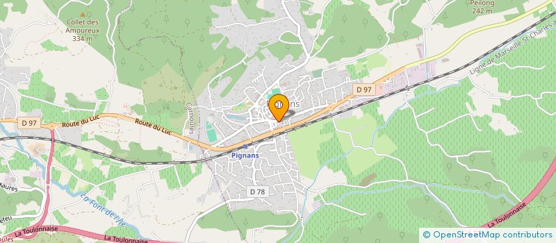 localisation de l'entreprise MONSIEUR THIERRY PONS  PIGNANS