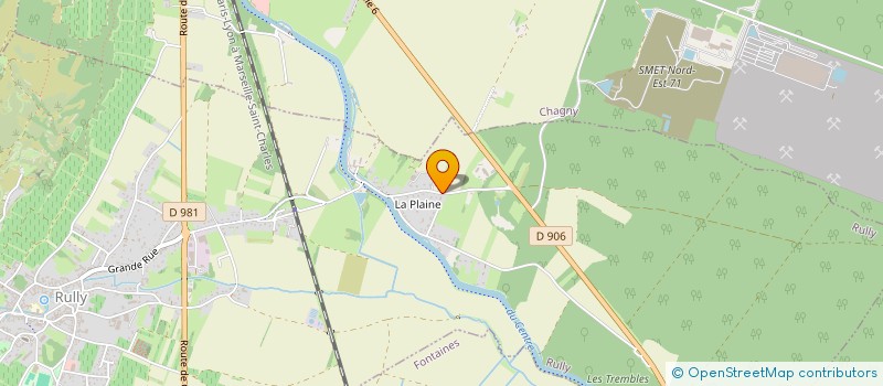 localisation de l'entreprise MONSIEUR THIERRY PONSARD  RULLY