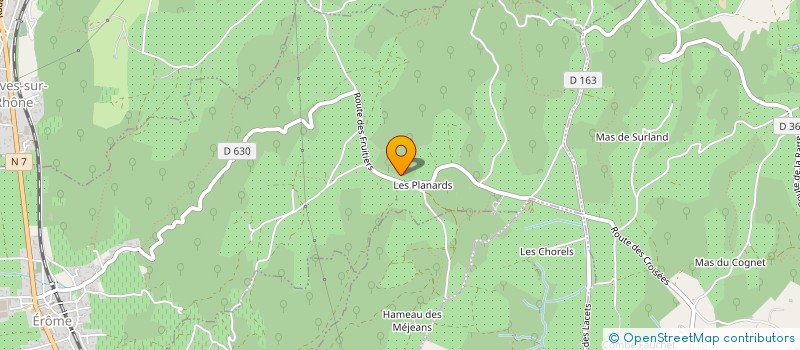 localisation de l'entreprise MONSIEUR THIERRY PONSONNET  EROME