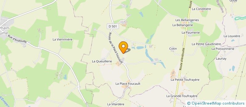 localisation de l'entreprise MONSIEUR THIERRY PORTAIS  LA BIGOTTIERE