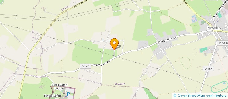 localisation de l'entreprise MONSIEUR THIERRY POTTIN  MOYAUX