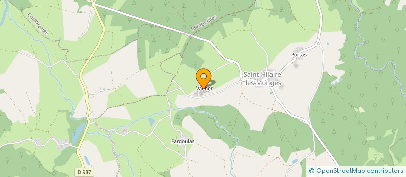 localisation de l'entreprise MONSIEUR THIERRY POUGHEON  SAINT-HILAIRE-LES-MONGES