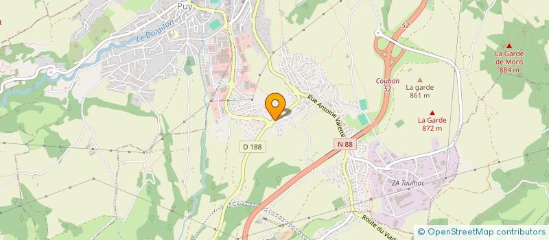 localisation de l'entreprise MONSIEUR THIERRY POULAIN à LE PUY-EN-VELAY