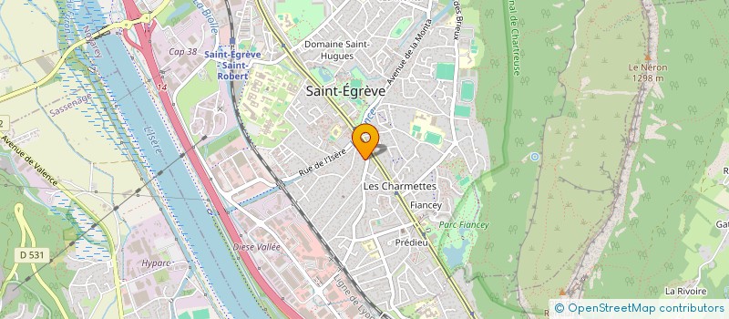 localisation de l'entreprise MONSIEUR THIERRY POULET à SAINT-EGREVE