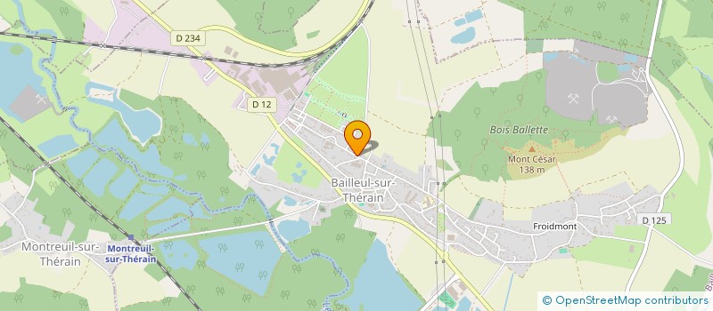 localisation de l'entreprise MONSIEUR THIERRY POULINIER  BAILLEUL-SUR-THERAIN