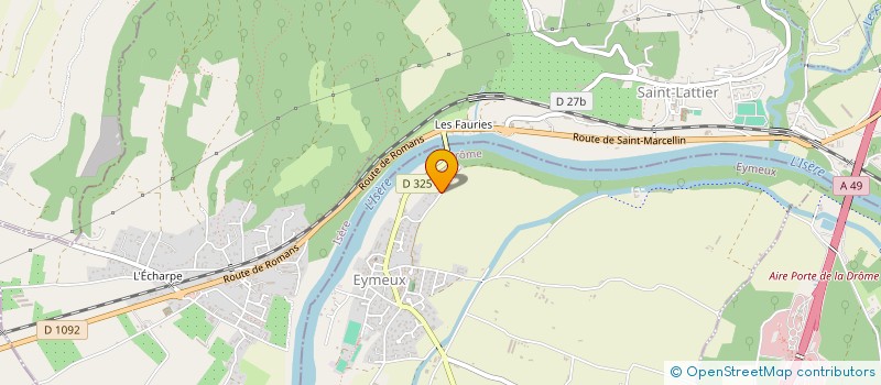 localisation de l'entreprise MONSIEUR THIERRY POURTIER  EYMEUX