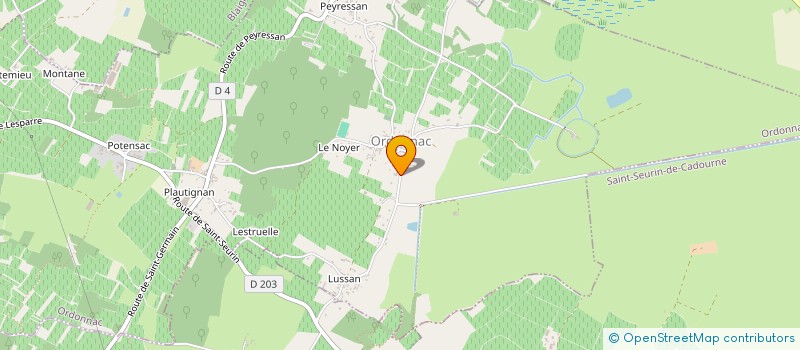 localisation de l'entreprise MONSIEUR THIERRY POUTIN  ORDONNAC