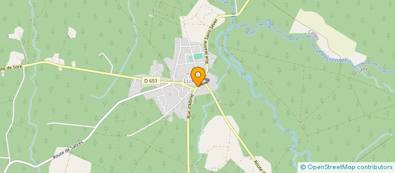 localisation de l'entreprise MONSIEUR THIERRY POUZERGUES  SORE