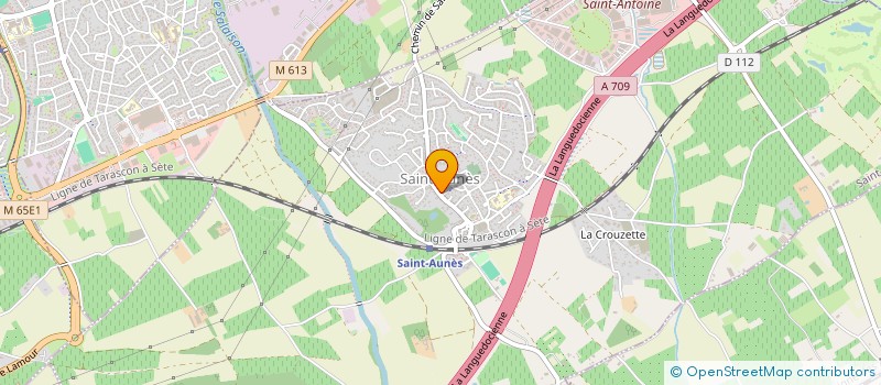 localisation de l'entreprise MONSIEUR THIERRY PRADEILLE à SAINT-AUNES