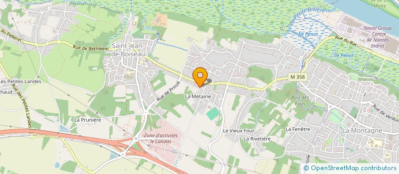 localisation de l'entreprise MONSIEUR THIERRY PRAIN  VUE