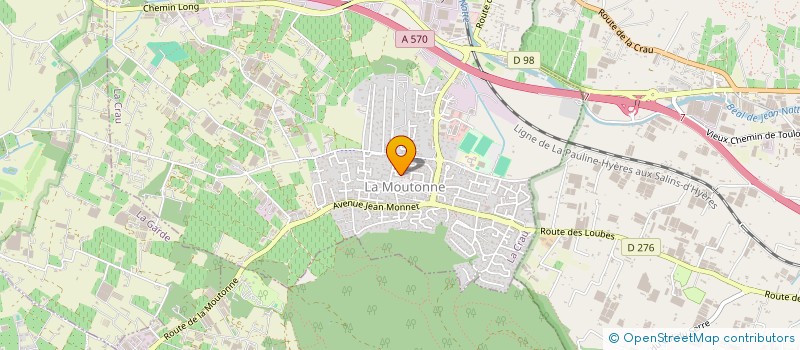 localisation de l'entreprise MONSIEUR THIERRY PRIN-GUENON  LA CRAU