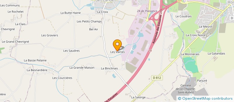 localisation de l'entreprise MONSIEUR THIERRY PRIOUL à SAINT-SAUVEUR-DES-LANDES