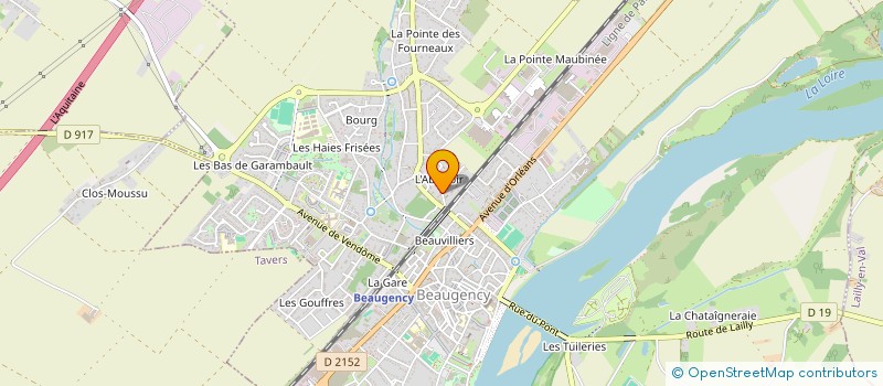 localisation de l'entreprise MONSIEUR THIERRY PROISY à BEAUGENCY