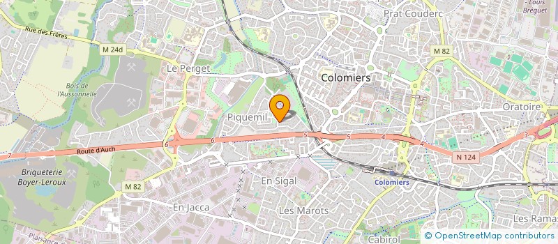 localisation de l'entreprise MONSIEUR THIERRY PROS à COLOMIERS