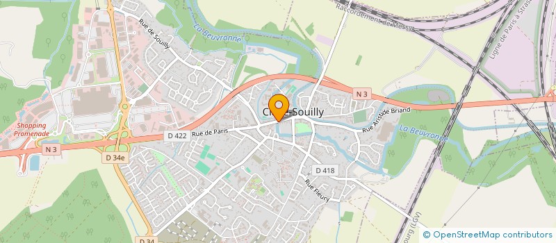localisation de l'entreprise MONSIEUR THIERRY PROVIN à CLAYE-SOUILLY