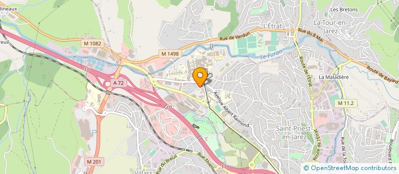 localisation de l'entreprise MONSIEUR THIERRY PRUDHOMME  SAINT-PRIEST-EN-JAREZ