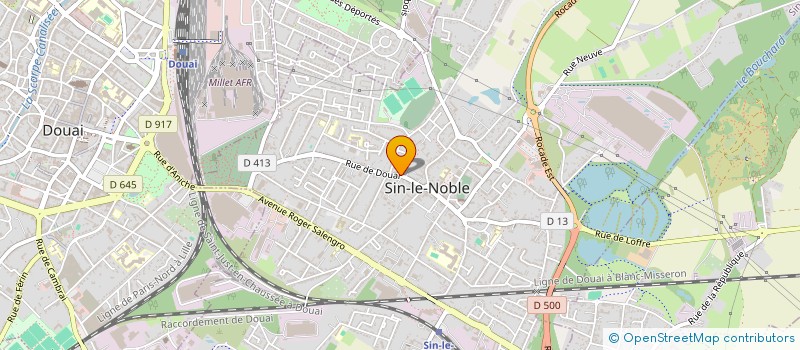 localisation de l'entreprise MONSIEUR THIERRY PRUDHON  SIN-LE-NOBLE