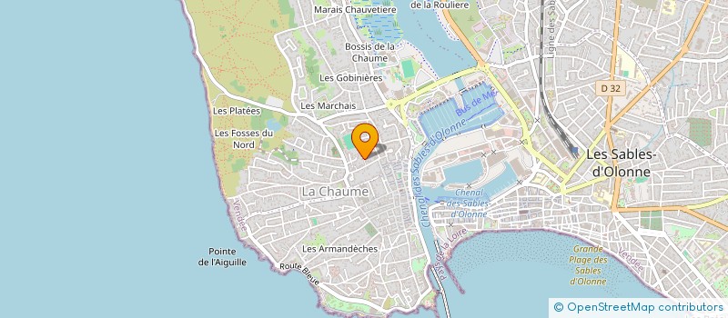 localisation de l'entreprise MONSIEUR THIERRY PUAUD à LES SABLES D'OLONNE