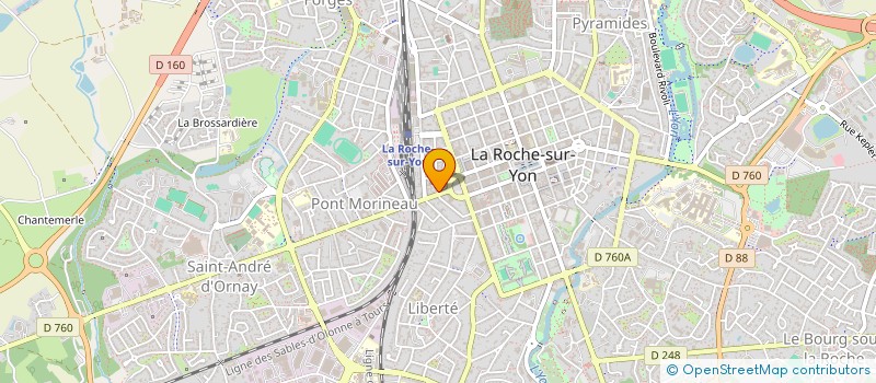 localisation de l'entreprise MONSIEUR THIERRY PUBERT à LA ROCHE-SUR-YON