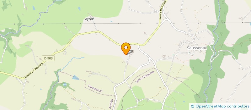 localisation de l'entreprise MONSIEUR THIERRY PUECH  SAUSSENAC