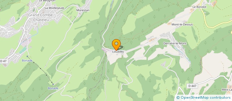 localisation de l'entreprise MONSIEUR THIERRY PUGIN  MONTLEBON