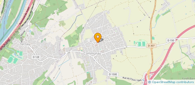 localisation de l'entreprise MONSIEUR THIERRY PUTINIER  COMMUNAY