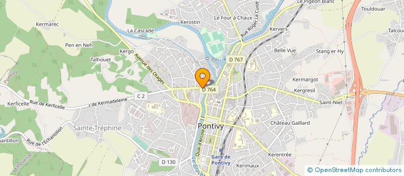 localisation de l'entreprise MONSIEUR THIERRY QUERE à PONTIVY