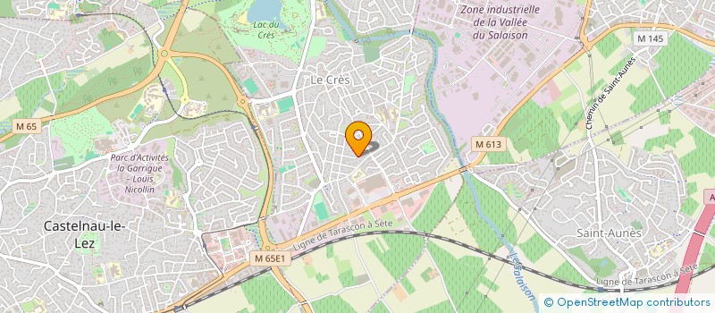localisation de l'entreprise MONSIEUR THIERRY QUET  LE CRES