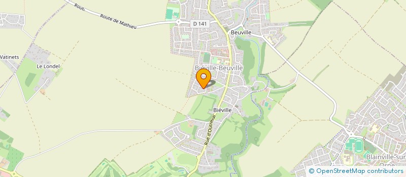 localisation de l'entreprise MONSIEUR THIERRY RABEC  BIEVILLE-BEUVILLE