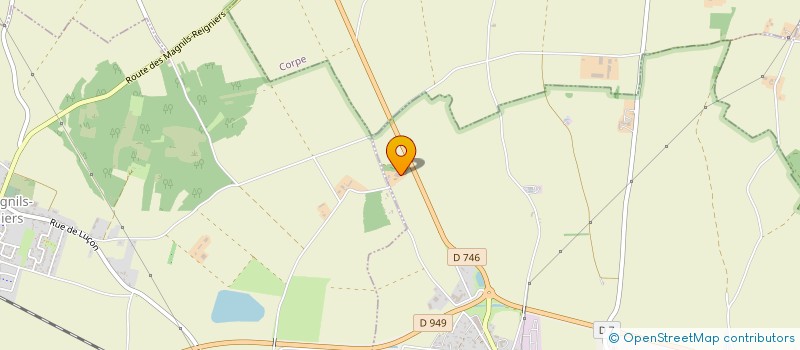 localisation de l'entreprise MONSIEUR THIERRY RABILLER  LES MAGNILS-REIGNIERS