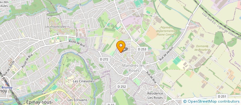 localisation de l'entreprise MONSIEUR THIERRY RABIN  MANDRES-LES-ROSES