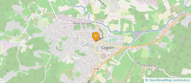 localisation de l'entreprise MONSIEUR THIERRY RABOUTOT à COGOLIN