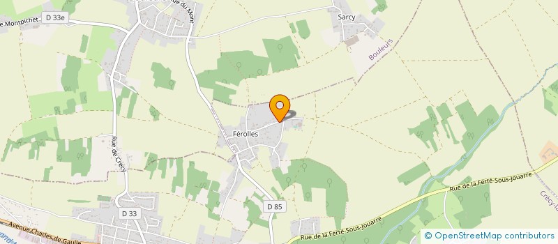 localisation de l'entreprise MONSIEUR THIERRY RACINE  CRECY-LA-CHAPELLE