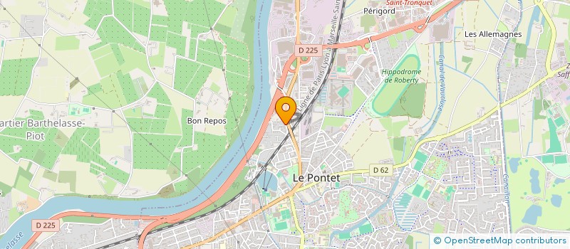 localisation de l'entreprise MONSIEUR THIERRY RAGOT  LE PONTET