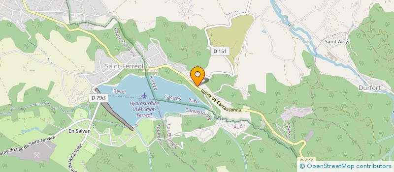 localisation de l'entreprise MONSIEUR THIERRY RAMADE  SOREZE