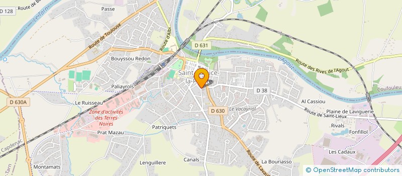 localisation de l'entreprise MONSIEUR THIERRY RAMBAUD à SAINT-SULPICE-LA-POINTE