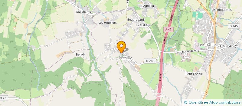 localisation de l'entreprise MONSIEUR THIERRY RAMBOSSON  FEIGERES