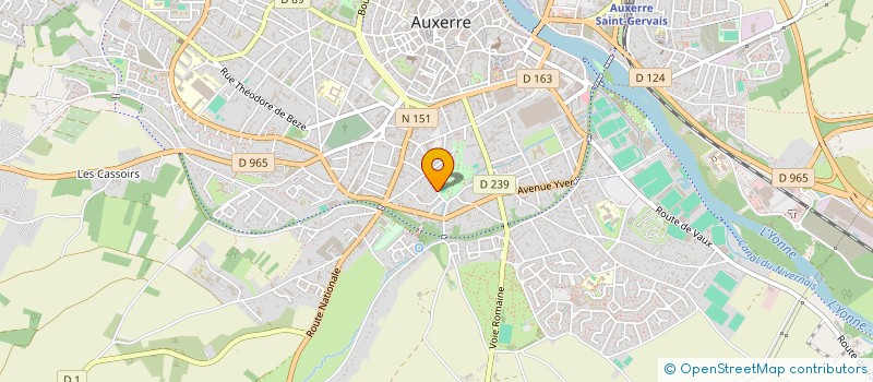 localisation de l'entreprise MONSIEUR THIERRY RAMEL à AUXERRE