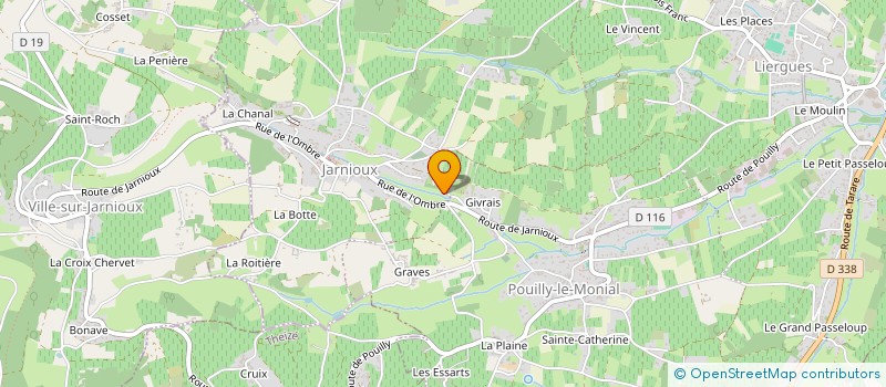 localisation de l'entreprise MONSIEUR THIERRY RAMPON  PORTE DES PIERRES DOREES