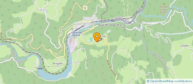 localisation de l'entreprise MONSIEUR THIERRY RANSON  LAVAL DE CERE