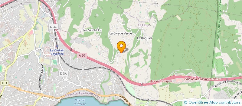 localisation de l'entreprise MONSIEUR THIERRY RAOUL à LA CIOTAT