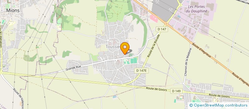 localisation de l'entreprise MONSIEUR THIERRY RAPHANEL  TOUSSIEU