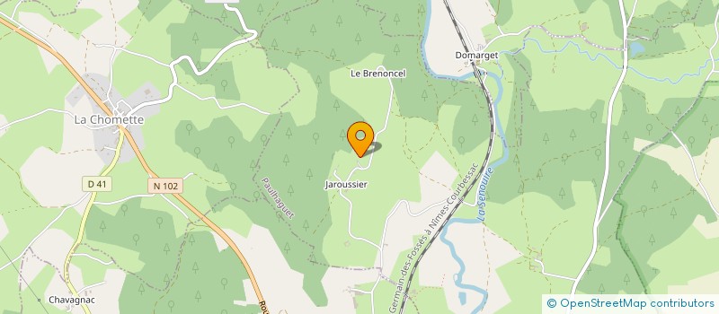 localisation de l'entreprise MONSIEUR THIERRY RASCLE  PAULHAGUET